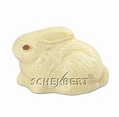 Mini Schelbert Hase gefllt Weiss